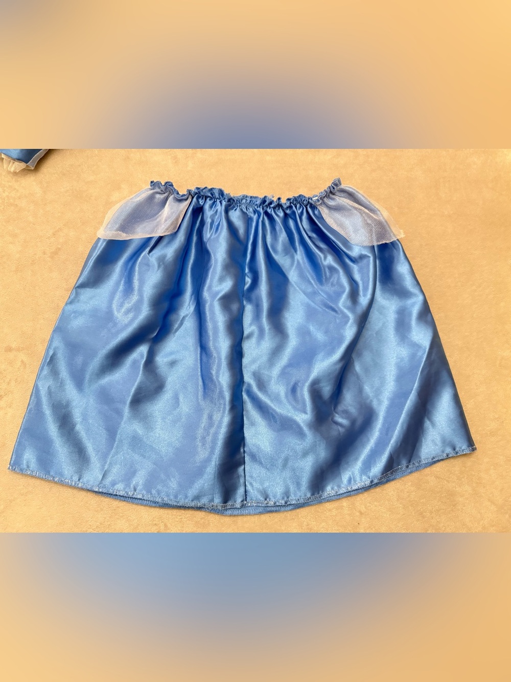 Cinderella Pretend Play Costume Girls Size 4-6X 2 Piece Blue Princess Outfit - Picture 5 of 11